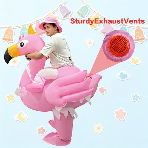 Inflatable Flamingo Costume, a fun adult costume—the perfect choice for parties, gatherings, holiday celebrations, and costume parties in Saudi Arabia