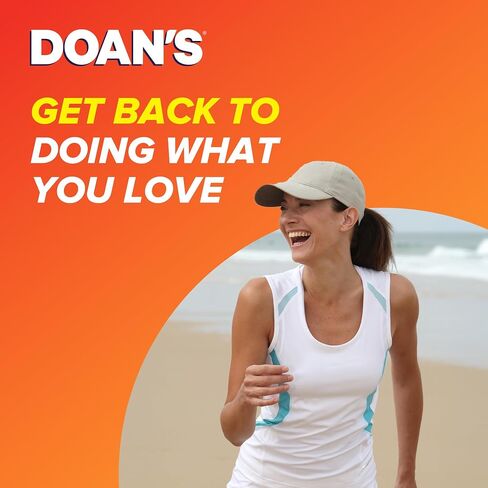 Doan’s Maximum Strength Back Pain Relief, 580 mg - 100 Caplets - Back Pain Reliever (NSAID) with Magnesium Salicylate Tetrahydrate​ in Kuwait