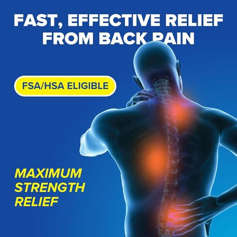 Doan’s Maximum Strength Back Pain Relief, 580 mg - 100 Caplets - Back Pain Reliever (NSAID) with Magnesium Salicylate Tetrahydrate​ in Kuwait