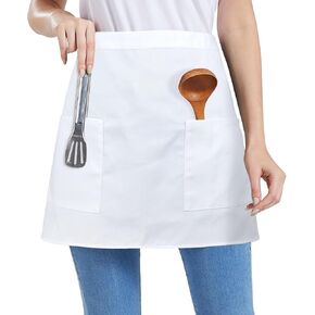 Nanxson Waitress Server Apron Unisex Half Apron with 2 Pockets for Waiter Waitress Chef Bistro in Saudi Arabia