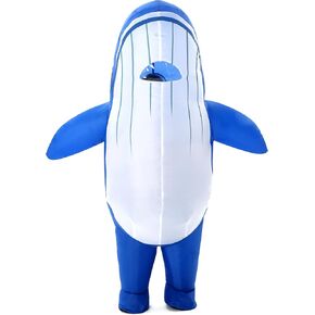 Blow Up Blue Whale Inflatable Costume For Adults Whale Costume for Halloween Party in Saudi Arabia