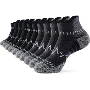 MAXTOP Ankle Compression Socks for Men Women - Cushioned Arch Support, Anti Blister, Plantar Fasciitis Relief 3/5 Pairs in Saudi Arabia