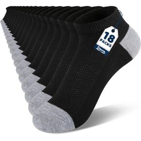 18 Pairs Kid Socks, Ankle Low Cut Socks 7-10 Years, athletic Thin Breathable Mesh for Boys Girls in Saudi Arabia