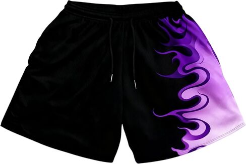 Anime Board Shorts for Men Summer Gym Shorts Men Swim Trunks Casual Running Shorts in Kuwait