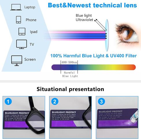 DXYXYO 3 Pack Retro Oversized Reading Glasses for Women Men Fashion Square Blue Light Blocking Computer Reader in Saudi Arabia