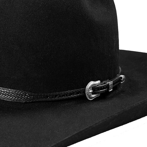 M&F Western 02346 Adults 1/2-in Stamped Leather Buckled Hatband One Size in Saudi Arabia