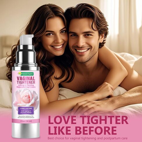 Vaginal Tightening Cream, Natural Formula to Support Elasticity & Comfort, pH-Balanced External Use for Delicate Skin, 24-Hour Moisturization, Gentle Daily Care in Saudi Arabia