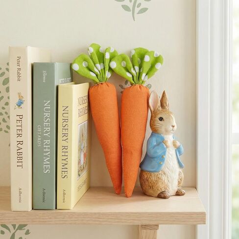 DECHOUS 4Pcs Easter Fabric Carrot Decoration - Small Carrot Ornaments for Tiered Tray Decor, Easter Baskets Stuffers, Rustic Spring Home Decor, Tree Hanging - 5.7x2 Inch in Kuwait