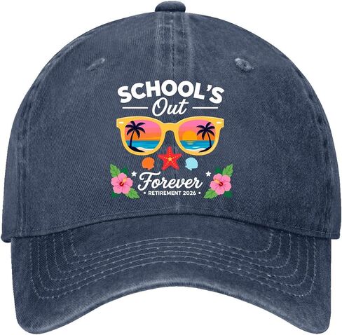 Schools Out Forever-Retirement 2026 Hats for Womens Soft Washed Distressed in Kuwait