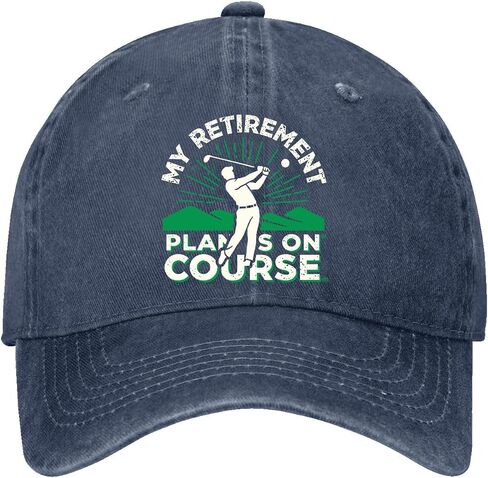 My Retirements Plan is On Course. Hat for Womens Funny Washed Distressed in Kuwait
