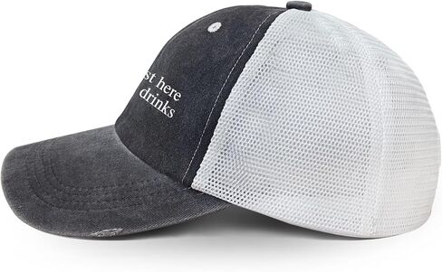 قبعة تخييم للرجال من I'm Just Here for The Drinks Trucker Hats in Kuwait