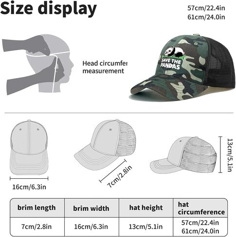 Save the Panda. hat Garde caps for Dad Camo in Kuwait