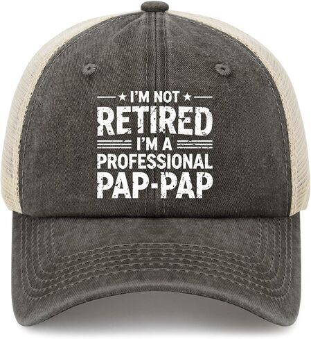 I'm Not Retired I'm a Professional Pap Hats for Women Trendy Washed Distressed in Kuwait