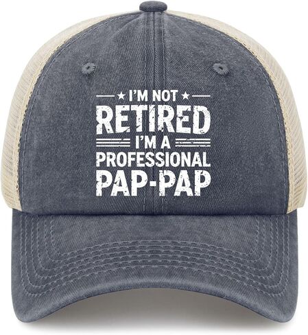 I'm Not Retired I'm a Professional Pap Hats for Women Trendy Washed Distressed in Kuwait