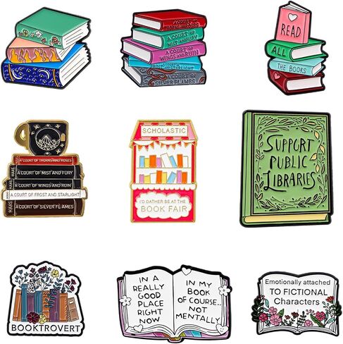 Cute Enamel Pins Set - Funny & Aesthetic Brooch Pins for Backpacks, Jackets, Hats, Perfect as Cool Hat Pins & Decorative Pins for Backpacks for Women, Kids, Girls at School, Office in Saudi Arabia