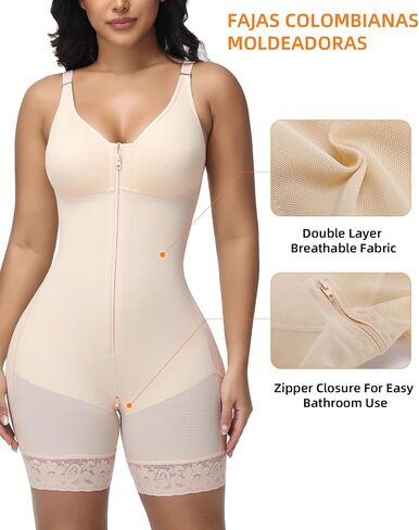 Fajas Colombianas Moldeadoras for Women Postpartum Shapewear Body Shaper Tummy Control Butt Lifter in Saudi Arabia