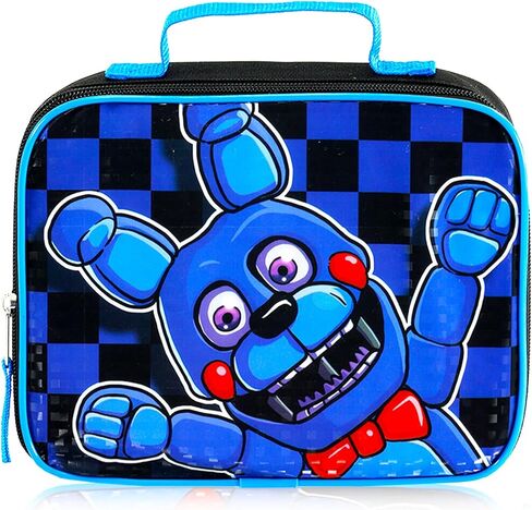 Five Nights at Freddy's Backpack and Lunchbox Set - Bundle with 16" FNAF Backpack, FNAF Lunch Bag, Stickers, Water Bottle, More | Five Nights at Freddy's School Bag for Boys in Saudi Arabia