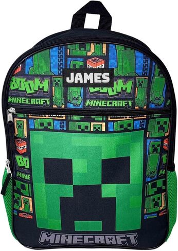 DIBSIES Personalized Backpack and Lunch Box Combo created using Minecraft Backpack and Lunch Box in Saudi Arabia