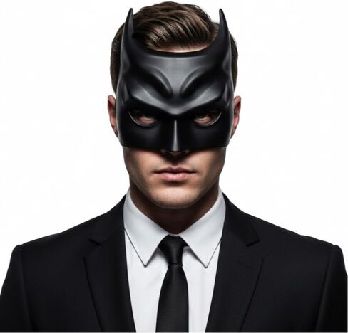 Midnight Bat Masquerade Mask for Men - Dark Wing Gothic Costume Mask Bat Man Mask in Saudi Arabia