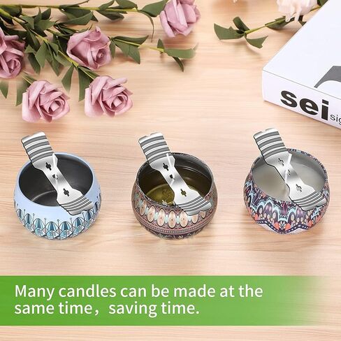 24-Piece Metal Candle Wick Holder Set, Stainless Steel Wick Centering Devices for Candle Making, 4.1" Long, Fits Most Containers, Silver in Kuwait