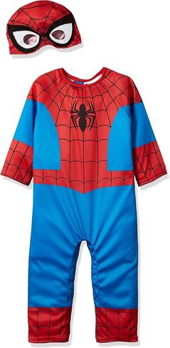 SUIT YOURSELF Spider-Man Halloween Costume for Babies, Marvel Comics, 6-12M, Includes Jumpsuit and Hat with Mask in Kuwait