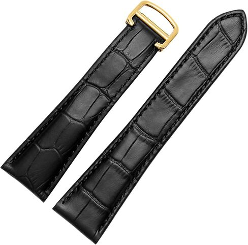 Watch Strap For Cartier Tank Genuine Leather Watch Band Men's Claire Leather Belt London Solo Mechanical Watch Accessories 25mm in Saudi Arabia