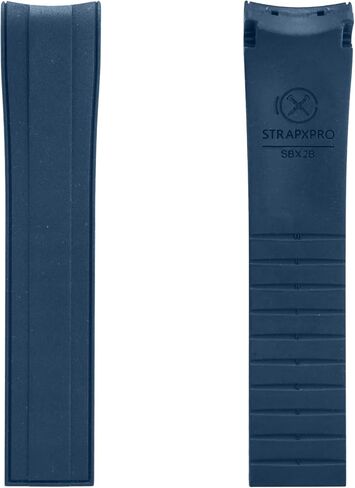 StrapXPro 20MM Rubber Watch Band Compatible with Seiko Prospex MM200 Series Old Version & Mini Turtle, Curved End Watch Strap Replacement for SRPC35K1, SBDY085, SPB077‌, SPB079 in Saudi Arabia