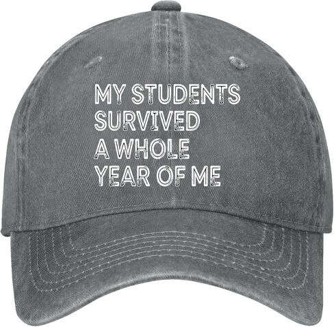 My Students Survived A Whole Year of Me Hat for Womens Stylish Washed in Kuwait