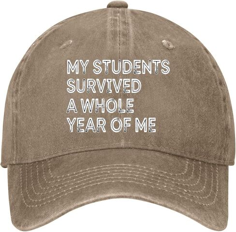 My Students Survived A Whole Year of Me Hat for Womens Stylish Washed in Saudi Arabia