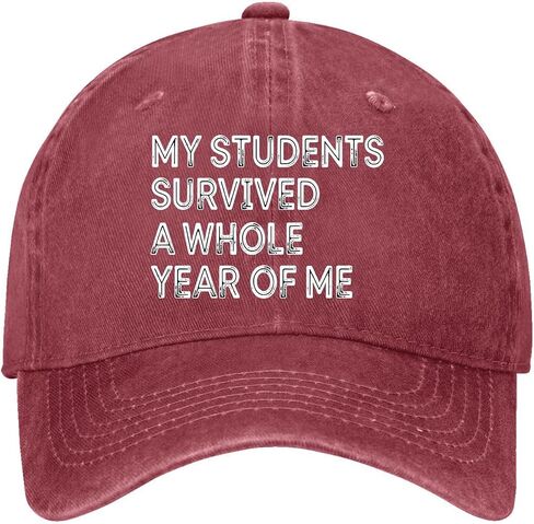 My Students Survived A Whole Year of Me Hat for Womens Stylish Washed in Kuwait