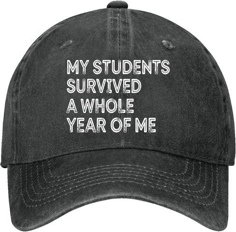My Students Survived A Whole Year of Me Hat for Womens Stylish Washed in Kuwait