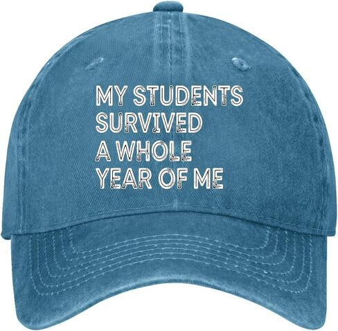 My Students Survived A Whole Year of Me Hat for Womens Stylish Washed in Kuwait