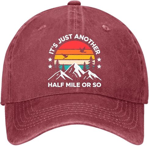 It's Just Another Half Mile Or So Hat for Mens Trendy Washed Distressed in Kuwait