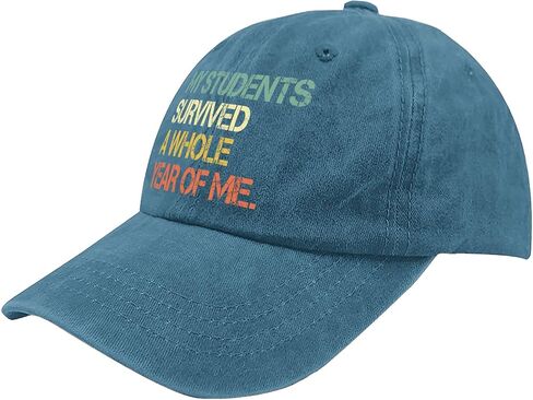 My Students Survived A Whole Year of Me Hat for Women Low Profile Washed in Kuwait