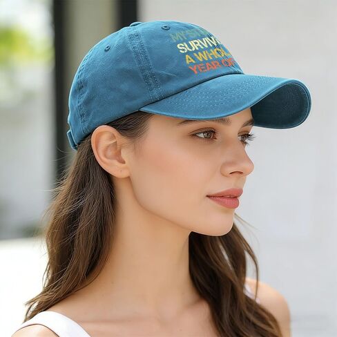 My Students Survived A Whole Year of Me Hat for Women Low Profile Washed in Kuwait