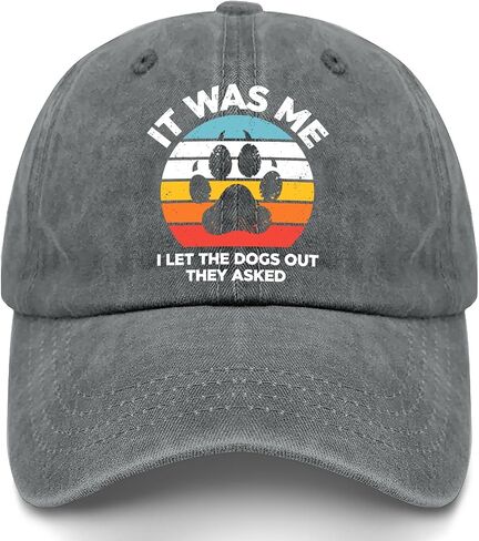 It was Me I Let The Dog-Out They Asked Hats for Women Stylish Washed Distressed in Kuwait