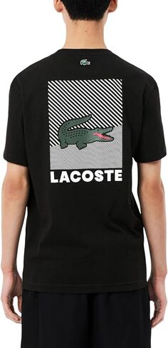 Lacoste Men's Regular Fit Cotton Jersey Blend T-Shirt in Kuwait