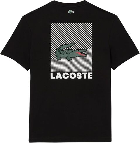 Lacoste Men's Regular Fit Cotton Jersey Blend T-Shirt in Kuwait