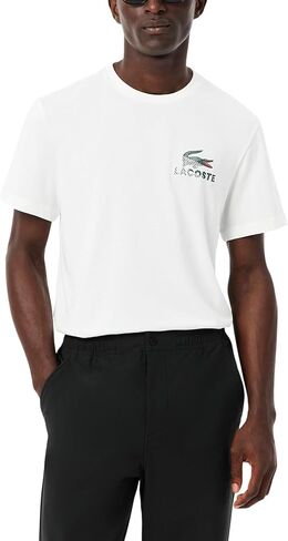 Lacoste Men's Regular Fit Cotton Jersey Blend T-Shirt in Kuwait