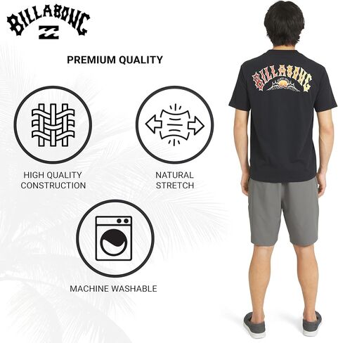 Billabong Men's Regular Fit Premium Soft Cotton Tee Short Sleeve T-Shirt in Kuwait