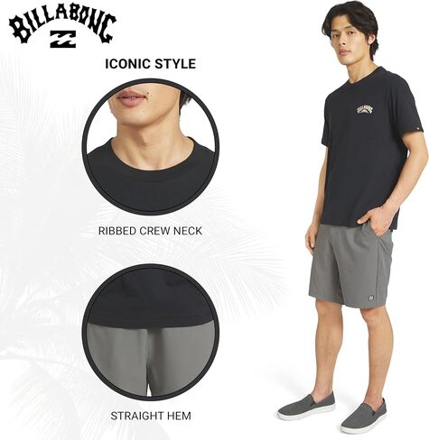 Billabong Men's Regular Fit Premium Soft Cotton Tee Short Sleeve T-Shirt in Kuwait