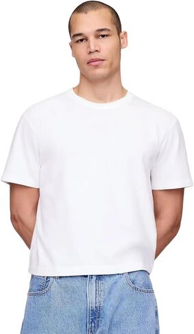 Gap Men's Heavyweight Relaxed Cropped Tee in Saudi Arabia