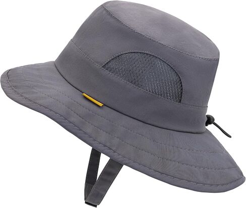 Toddler Bucket Hat Waterproof Baby Girl Hats Boy Quick Dry Sun Hat Adjustable Baby Beach Cap Kids Mesh Hats in Saudi Arabia