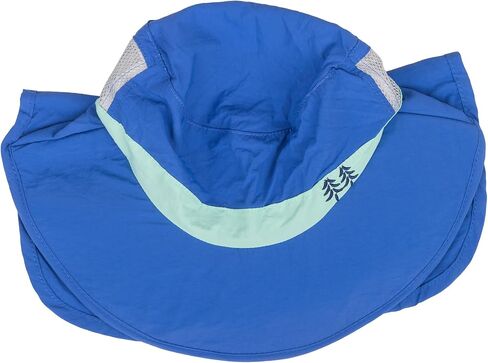 Kids Boys Sun hat with Neck Flap - Wide Brim Sun Protection Bucket Hat Summer Beach Hats for Girls Boys Age for 5-10 in Kuwait