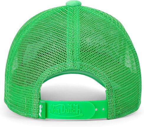 Von Dutch Kids Velvet Trucker Hat | Adjustable Mesh Snapback with Logo Patch & Soft Velvet Front in Kuwait