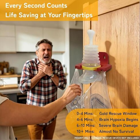 Wall Mount for LifeVac Choking Rescue Device, with Quick-Release Design Easy Installation for Home, School & Office in Kuwait