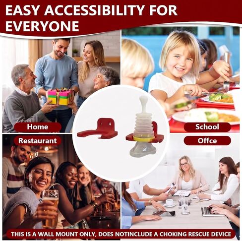 Wall Mount for LifeVac Choking Rescue Device, with Quick-Release Design Easy Installation for Home, School & Office in Kuwait