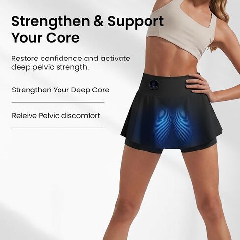 2-in-1 Toning Shorts – Hip & Pelvic Shapewear Skort for Daily Wear in Saudi Arabia