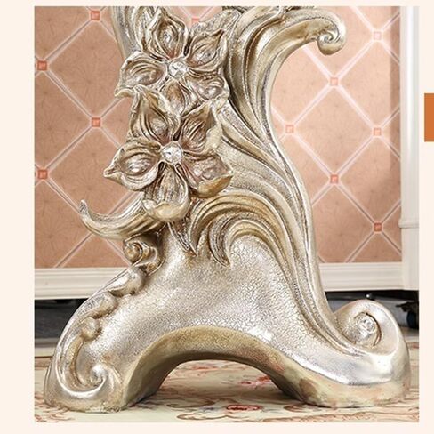 Grandfather Clocks Floor Clock American-Style Living Room Mute Creative Orchid Big Villa Decoration Hall Standing in Saudi Arabia