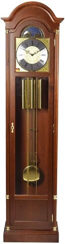Grandfather Clocks Wooden Grandfather Clock Living Room Villa Chinese Style Retro Chime in Saudi Arabia